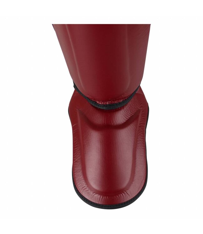 Twins Kickboxing Shinguards SGL 7 Wine Red Muay Thai Gear