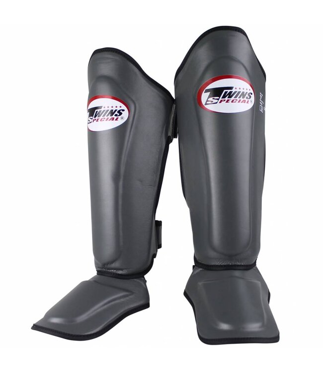 Twins Kickboks Scheenbeschermers SGL 7 Grijs Fight Gear
