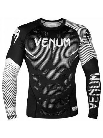 Venum Venum Rash Guard NOGI 2.0 L/S Schwarz Weiß Venum Shop DE