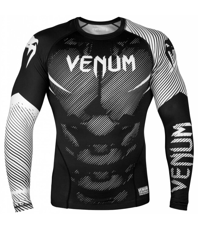 Venum Venum Rash Guard NOGI 2.0 L/S Schwarz Weiß Venum Shop DE