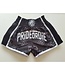 Pride or Die Pride or Die Muay Thai Shorts RISE Black White
