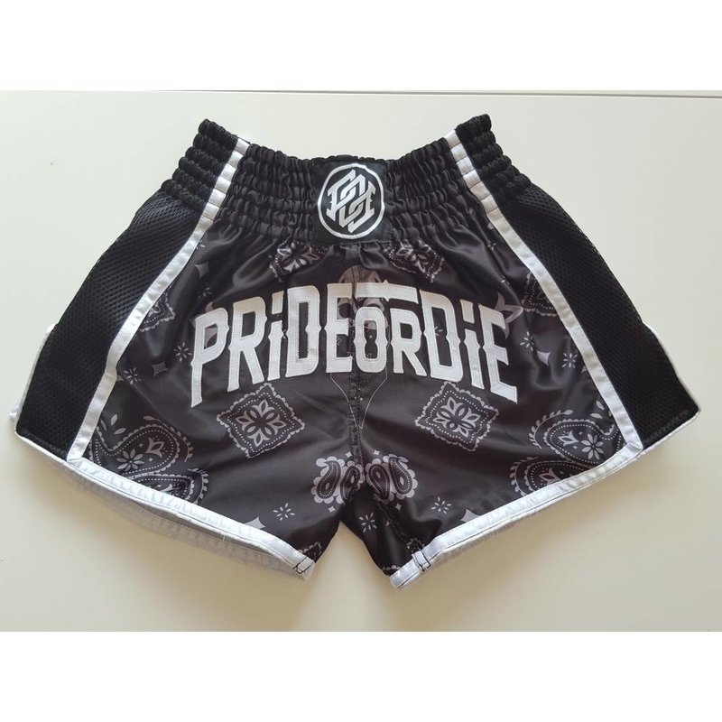 SPECIAL MMA Pride Or Die MUAY THAÏ UNLEASHED - Short Homme black - Private  Sport Shop