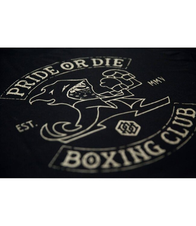 PRiDE or DiE Boxing Club T Shirt Schwarz Boxing Shop DE