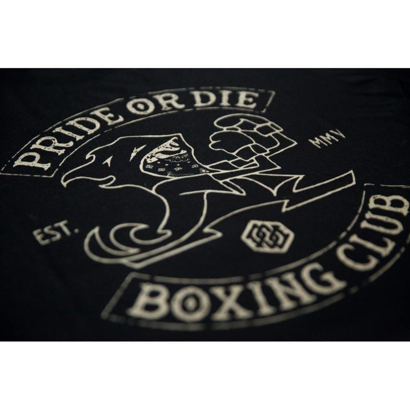 Pride or Die PRiDE or DiE Boxing Club T Shirts Black