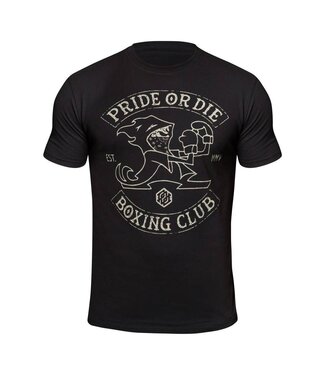 PRiDEorDiE PRiDEorDiE T Shirt Boxing Club Black