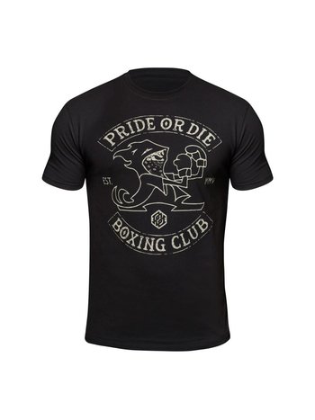 Pride or Die PRiDE or DiE Boxing Club T Shirts Black