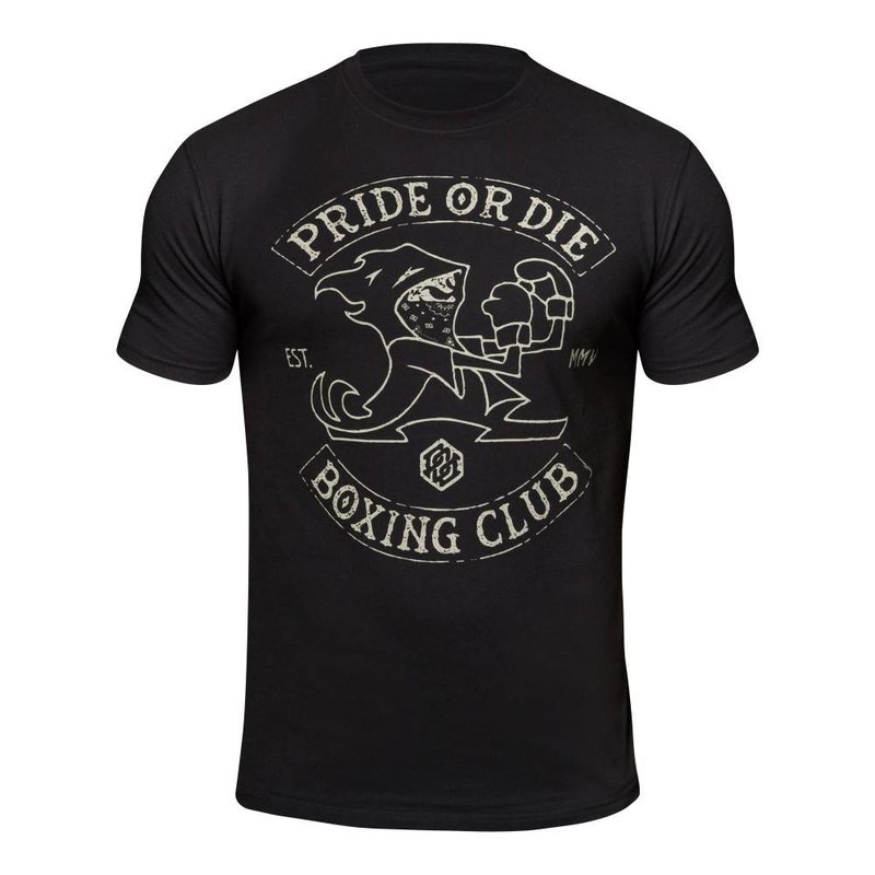 Pride or Die PRiDE or DiE Boxing Club T Shirt Schwarz Boxing Shop DE