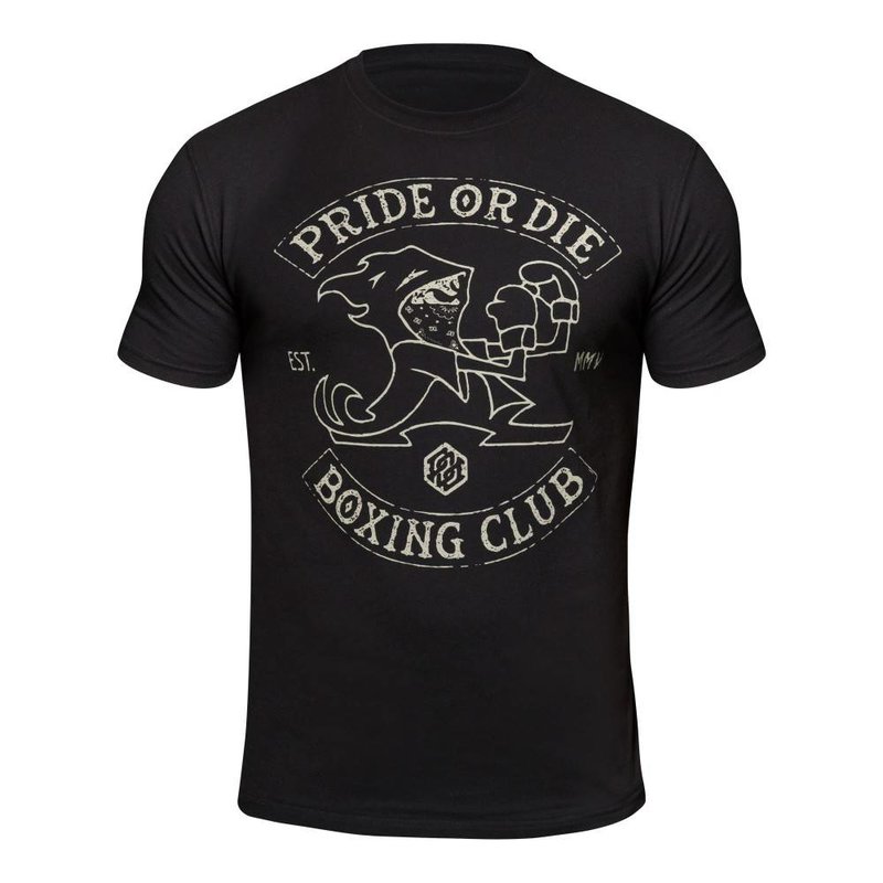 Pride or Die PRiDEorDiE T Shirt Boxing Club Black Boxing Shop EU