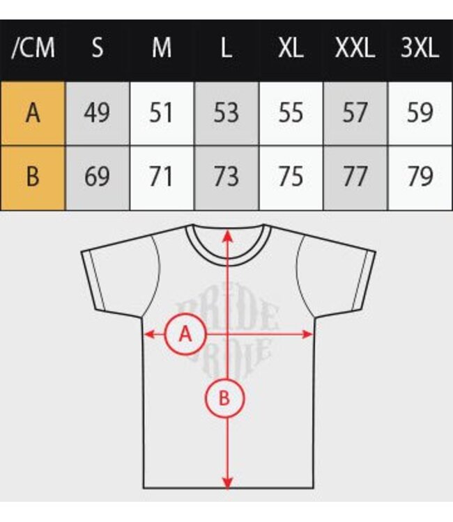 PRiDE or DiE Unrivaled T Shirt Schwarz Rot