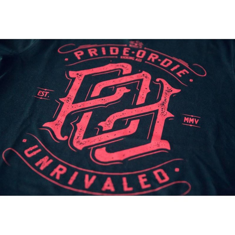 Pride or Die PRiDE or DiE T Shirt Unrivaled Black Red