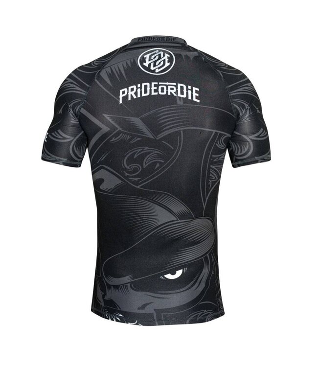 PRiDE or DiE STAND STRONG Rash Guard S/S Compression Shirt