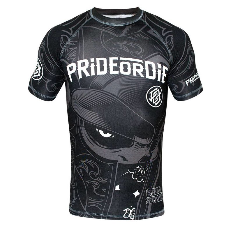 Pride or Die PRiDE or DiE STAND STRONG Rash Guard S/S Compression Shirt