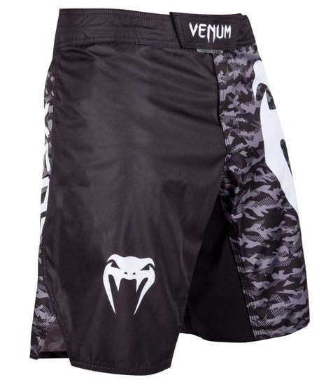 Venum Homme Fightshorts Venum Light 3.0 Shorts de MMA, Noir/Blanc, L EU :  : Mode