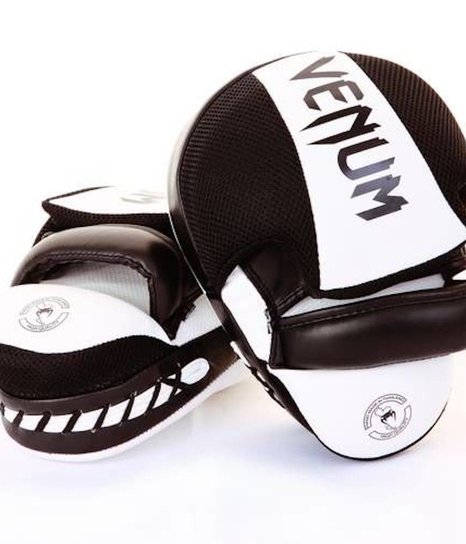 Venum Small Kick Boxing Pad 2.0 Micro Fiber Quality - Black/White - Venum