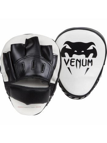 Venum Venum Light Focus Mitts Wit Zwart Venum Gear