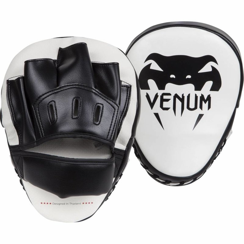 Venum Venum Light Focus Mitts White Black Venum Gear