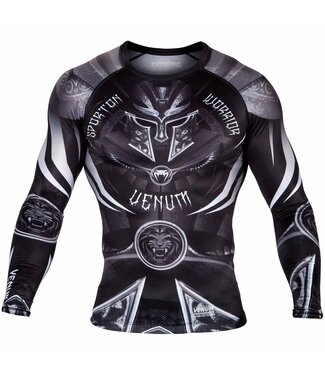 Venum Venum Kleidung Gladiator 3.0 Rashguard L/S Schwarz Weiss