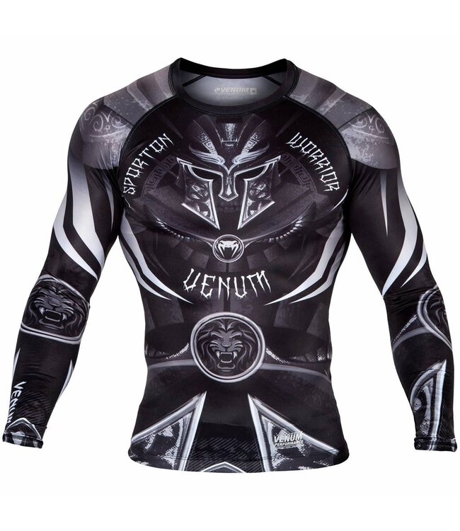 Venum Venum Kleding Gladiator 3.0 Rashguard L/S Zwart Wit