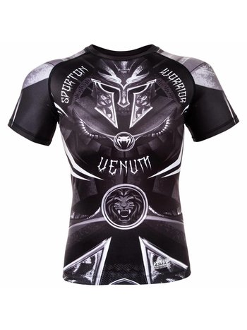 Venum Venum Kleding Gladiator 3.0 Rashguard S/S Zwart Wit