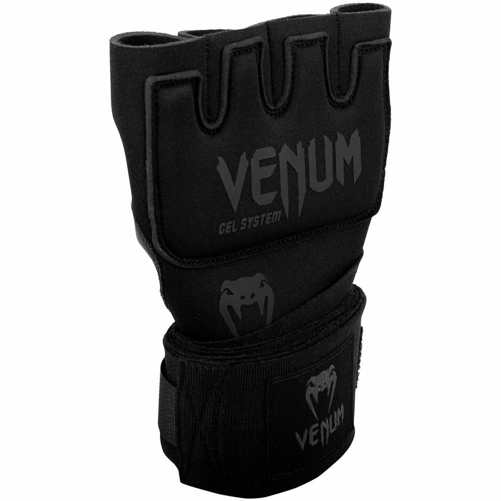 Venum Gel Kontact Gloves Handschuhe mit Bandagen Schwarz Rot