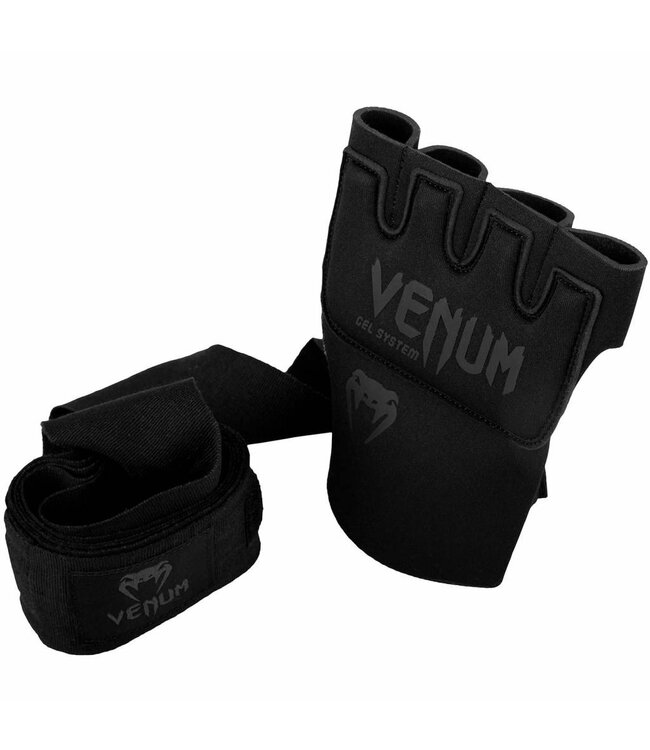 Venum Innere Handschuhe Gel Kontact Handschuhe Schwarz Schwarz