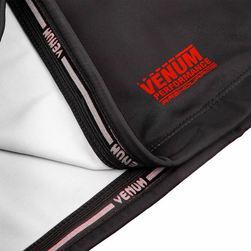 Venum Venum SIGNATURE Rashguard S/S Zwart Rood