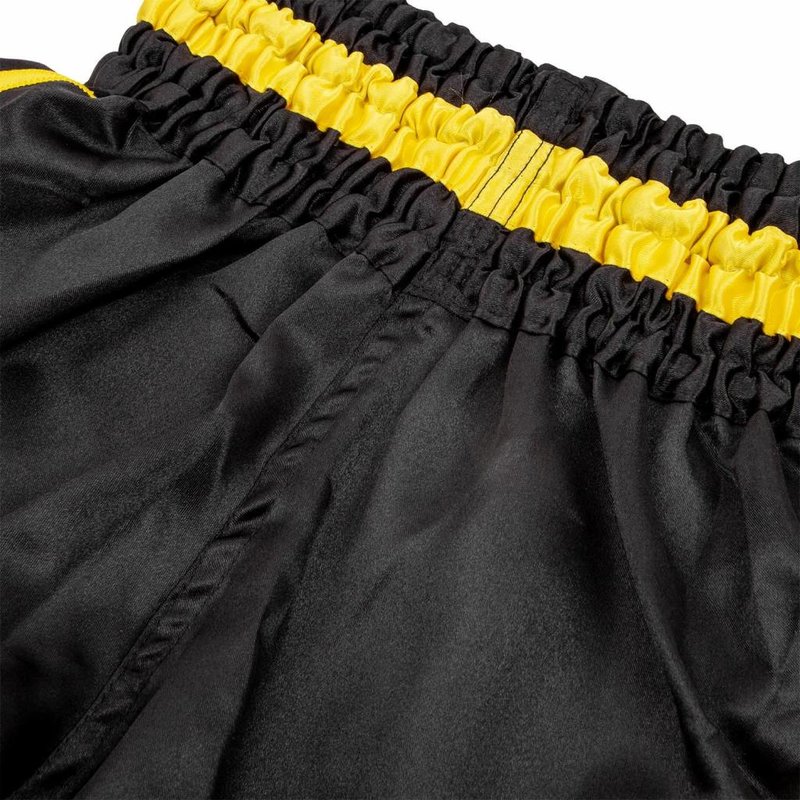 Venum Venum BANGKOK INFERNO Kids Muay Thai Short Black Yellow