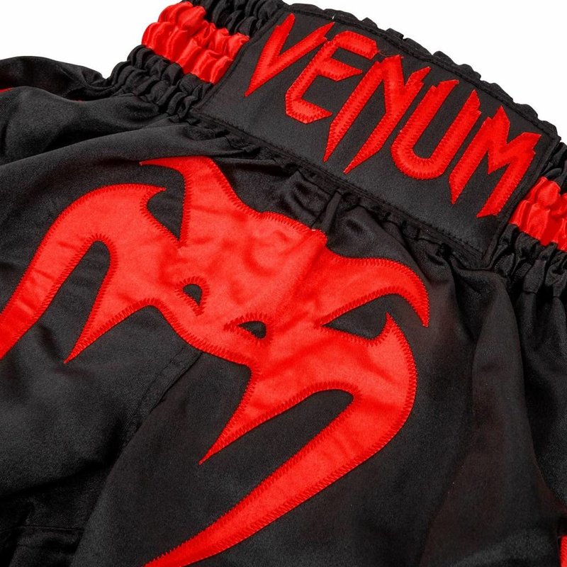 Venum Venum BANGKOK INFERNO Kids Muay Thai Short Black Red