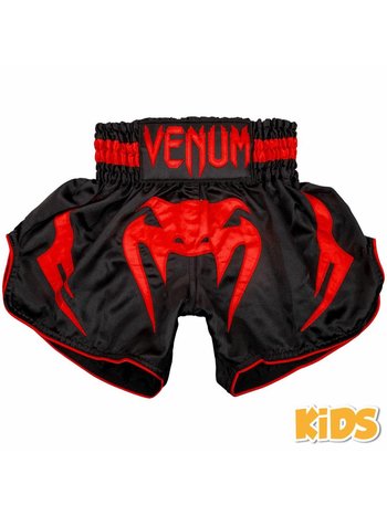 Venum Venum Kids BANGKOK INFERNO Muay Thai Short Schwarz Rot