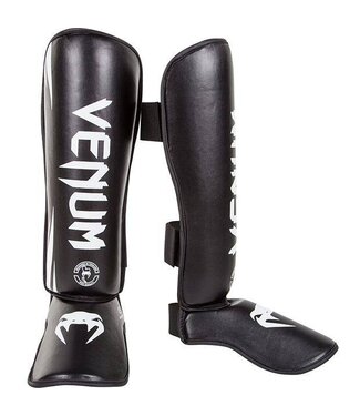 Venum Venum Challenger Kickboxing Standup Shinguards Black White