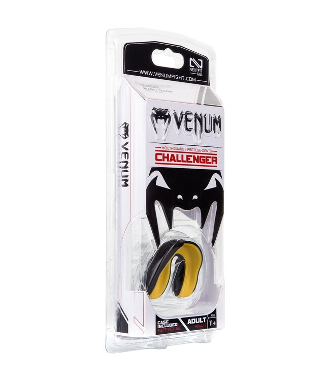Venum Challenger Mouth Guard Black Yellow