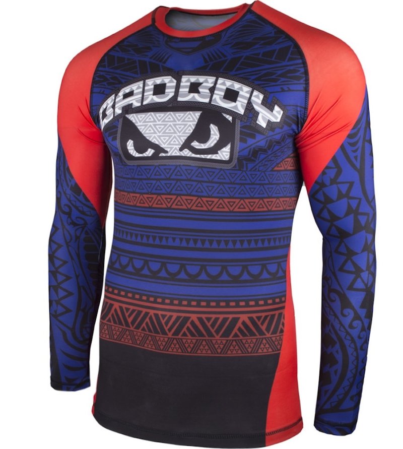 Bad Boy Bad Boy Rashguard Art of Lua Blauw Vechtsport Shop Nederland