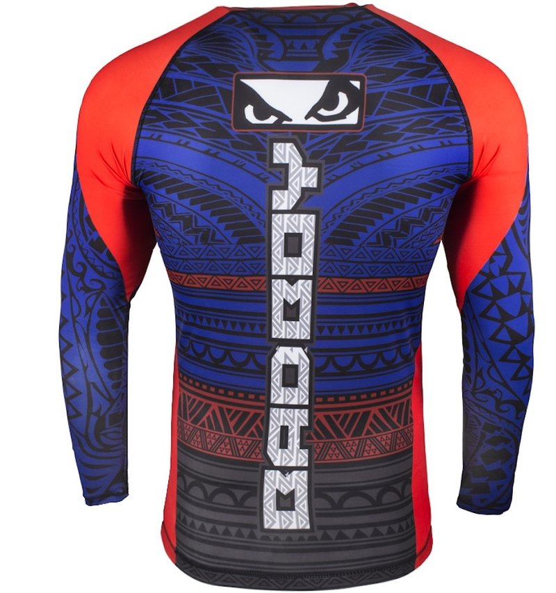 Bad Boy Bad Boy Rashguard Art of Lua Blauw Vechtsport Shop Nederland