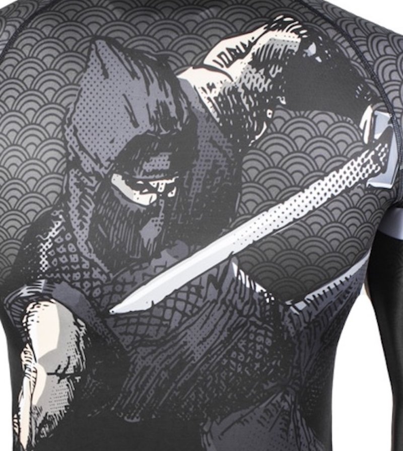 Bad Boy Bad Boy Rash Guards Shadow Assassin L/A Schwarz