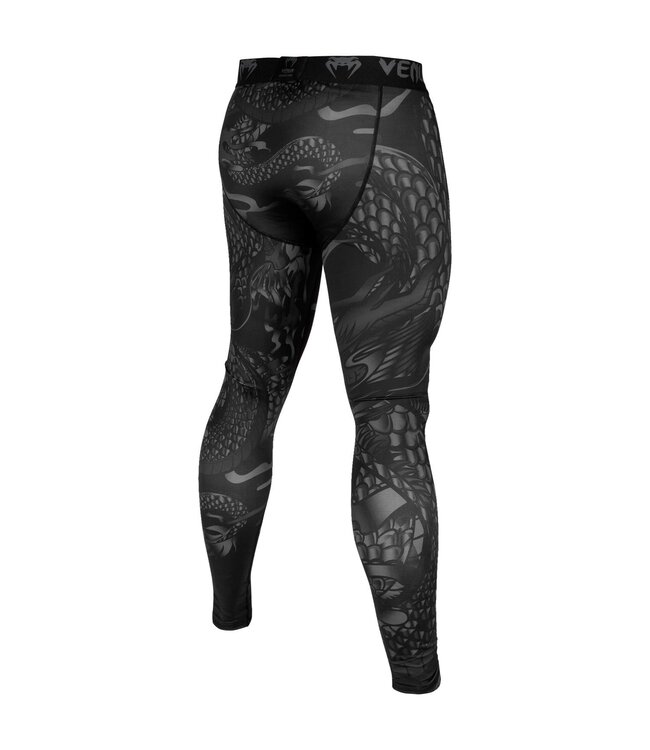 Venum Dragon's Flight Compression Pants Broek Zwart Zwart