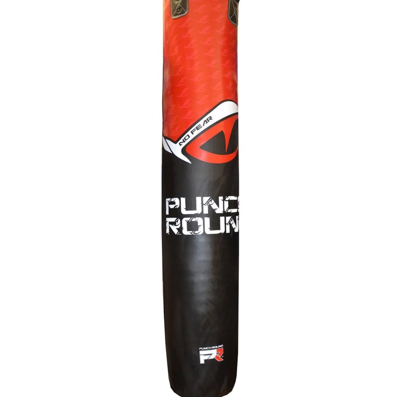 PunchR™  Punch Round Boxsack No Fear Pro Serie NT 180x40 Schwarz Rot