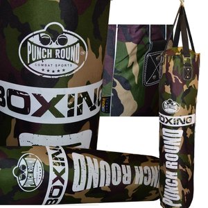 camo punching bag