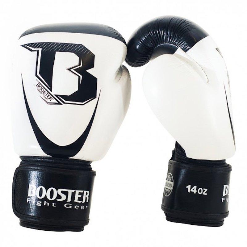 Booster Booster Boxing Gloves Pro Siam 1 Black White Fightshop Europe