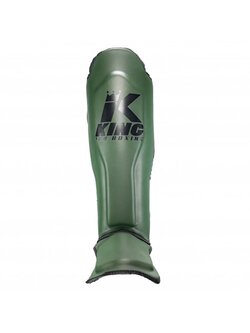 King Pro Boxing King Scheenbeschermers KPB/ SG-4 Shinguards Khaki Groen