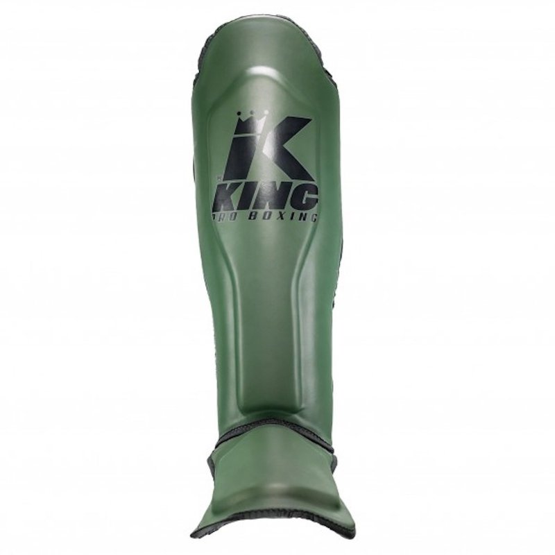 King Pro Boxing King Scheenbeschermers KPB/ SG-4 Shinguards Khaki Groen