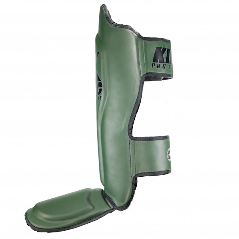 King Pro Boxing King Pro Boxing Shinguards KPB/ SG-4 Khaki Green