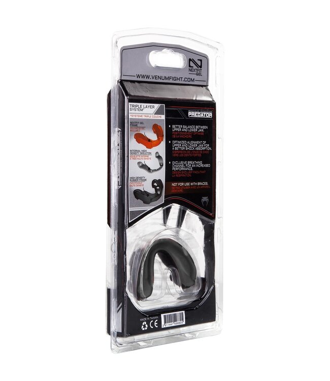 Venum Predator Mouthguard Black Grey Venum Fightgear