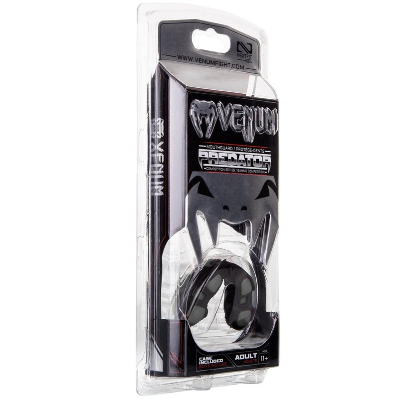 Venum Venum Predator Mondbeschermer Zwart Grijs Venum Mouthguard