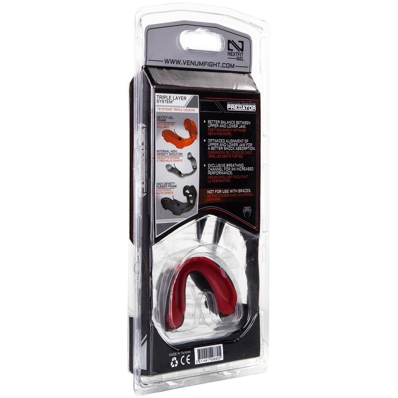Venum Venum Predator Mondbeschermer Zwart Rood Vechtsport Shop Nederland