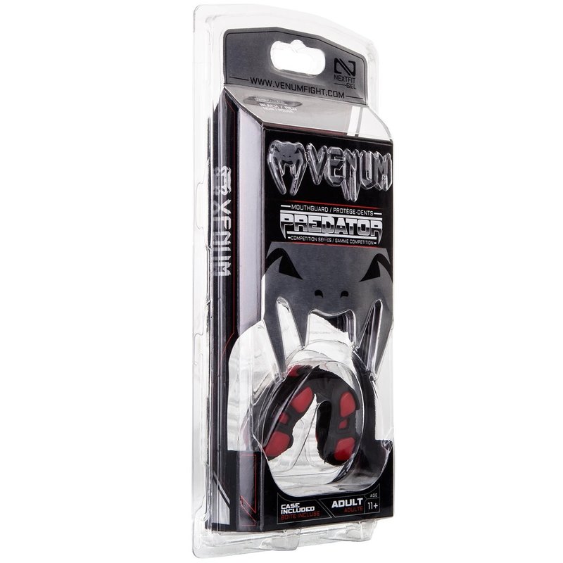 Venum Venum Predator Mondbeschermer Zwart Rood Vechtsport Shop Nederland