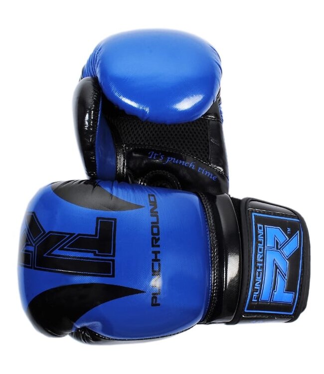 PunchR™  Punch Round SLAM Boxing Gloves Blue Black