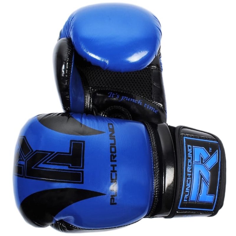 PunchR™  Punch Round SLAM Boxing Gloves Blue Black