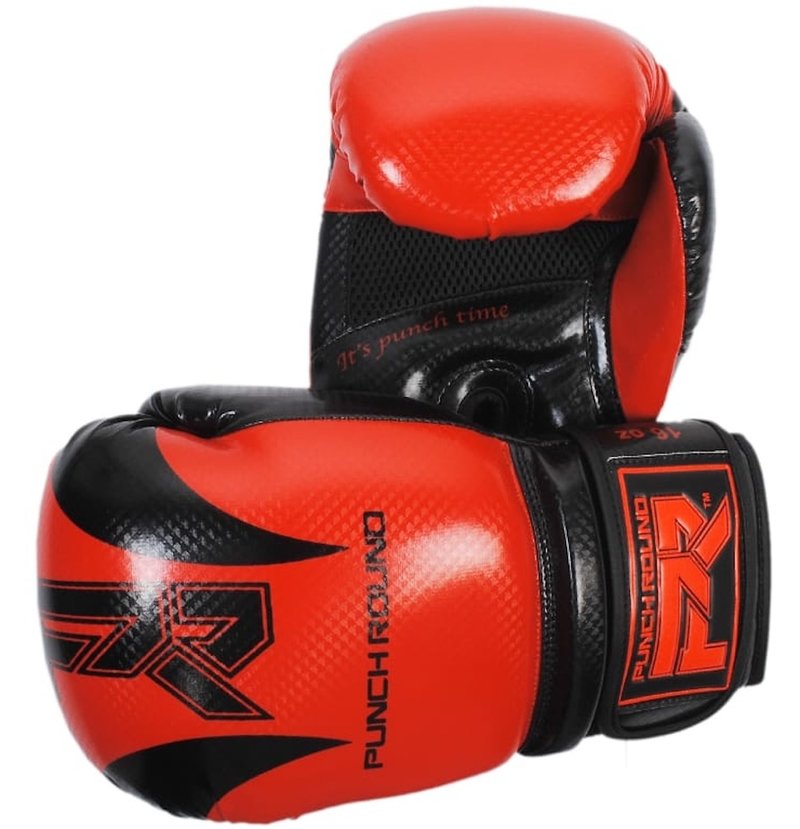 PunchR™  Punch Round Bokshandschoenen SLAM SDX Rood Zwart