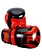 PunchR™  Punch Round SLAM Boxhandschuhe Pin Dott Schwarz Rot