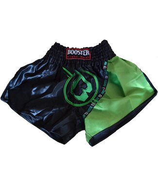 Booster Fightgear Booster Muay Thai Kickboxen Shorts TBT PRO 3 Schwarz Grün